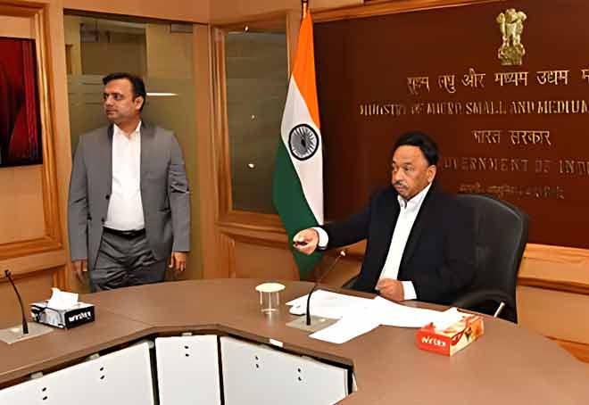 Union Minister Narayan Rane unveils MSME built ITRS for passenger security at Goa airport