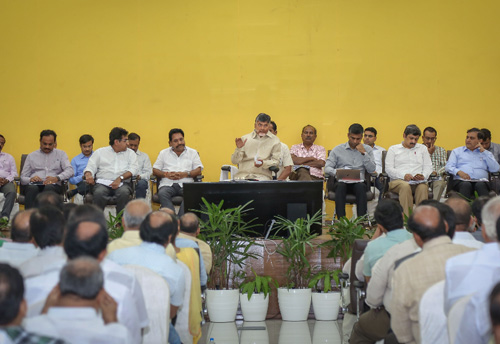 Andhra CM interacts with industrialists, seeks feedback on policies