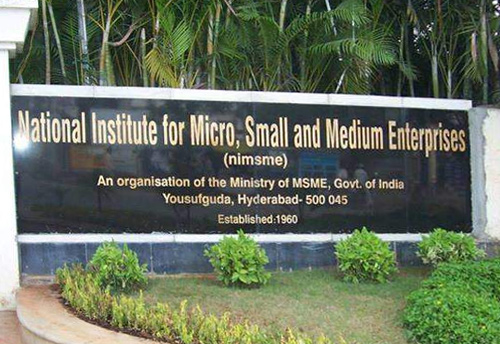 Ni-MSME Hyderabad launches full time Post Graduate Diploma in Entrepreneurship and Enterprise Development