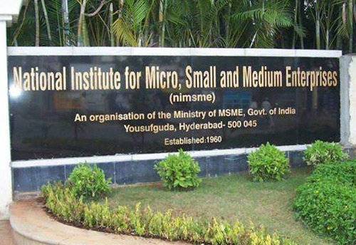 Ni-msme to organize training programme on IPR for MSMEs