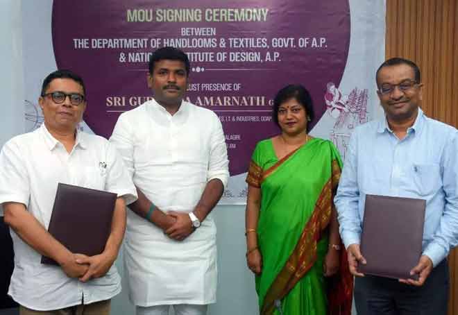Andhra Pradesh govt inks MoU with NID to promote handloom products