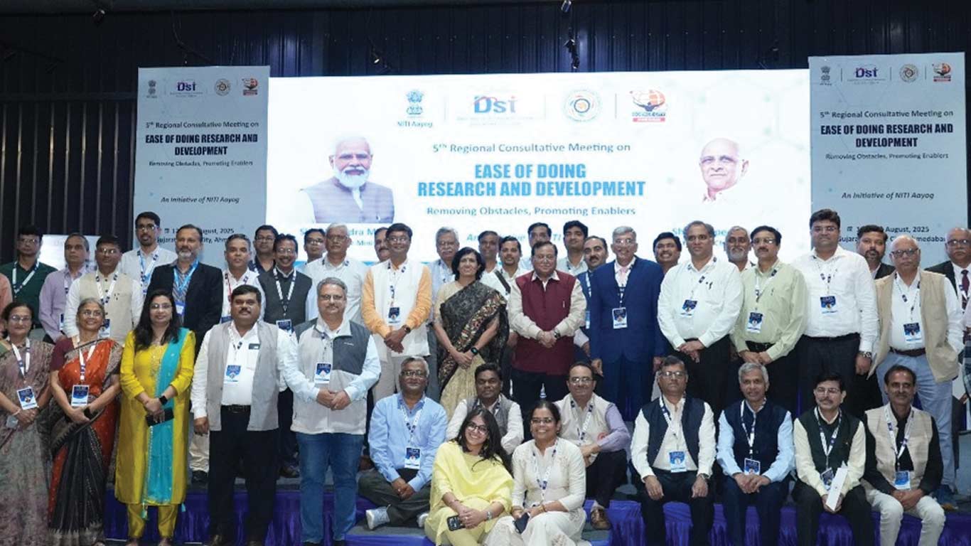 NITI Aayog Convenes Fifth Consultative Meeting on Research and Development Reforms in Ahmedabad