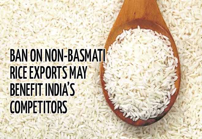 Ban on non-basmati rice exports may benefit India’s competitors