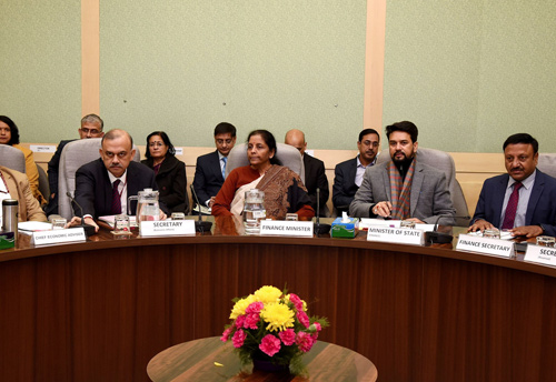 Finance Minister holds Pre-Budget consultation with the representatives of Industry, Services and Trade Groups