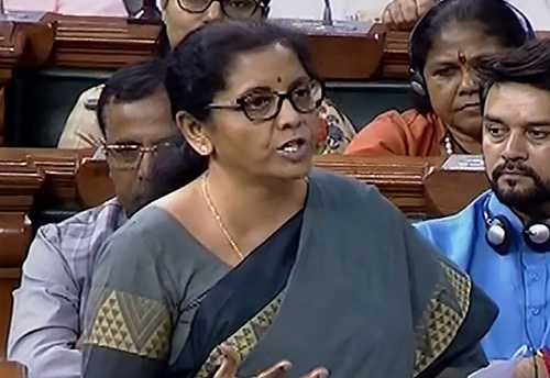 GST has five amendments that would make compliance easier for MSMEs, says Sitharaman as she moves Finance Bill in LS