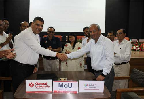 NSDC partners with Ganpat University in Gujarat to promote skill development