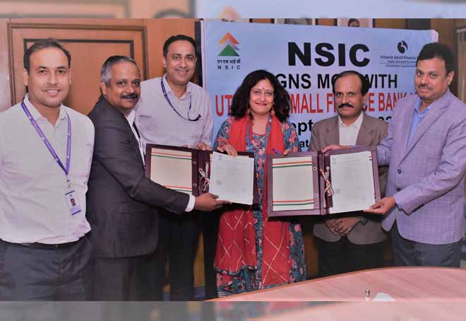 NSIC inks pact with Utkarsh Small Finance Bank under tie-up Scheme