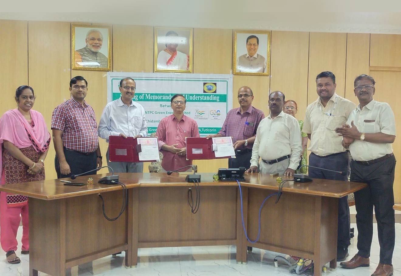 NTPC Green Energy Join Hands With V O Chidambaranar Port Authority To Develop Hydrogen Hub In Tamil Nadu