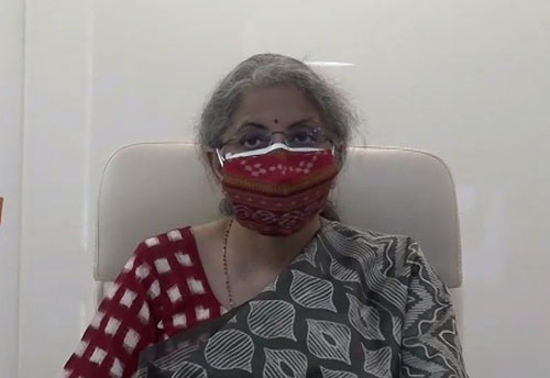 Finance Minister Nirmala Sitharaman urges industry to assess Covid-19 situation carefully