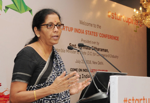 Sitharaman inaugurates a day-long conference on Startup India