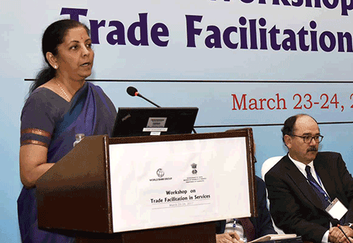 Market access is not facilitation but an issue; need for fair flow of services to promote intl trade: Sitharaman
