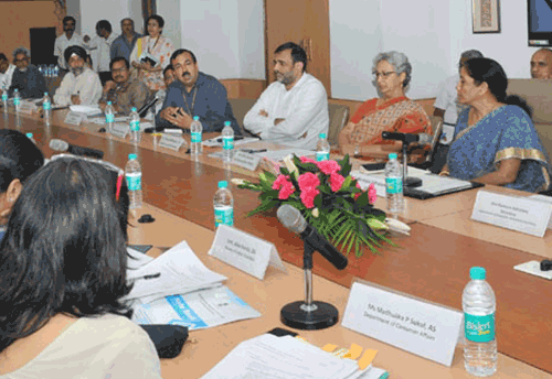 Sitharaman holds review meeting on Strengthening Regulatory and Standards Framework