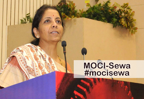 Max complaints put up through MOCI sewa were served within 2 days: Sitharaman
