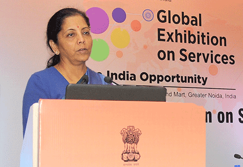 20 sectors being tapped in Global Exhibition on Services 2017: Sitharaman