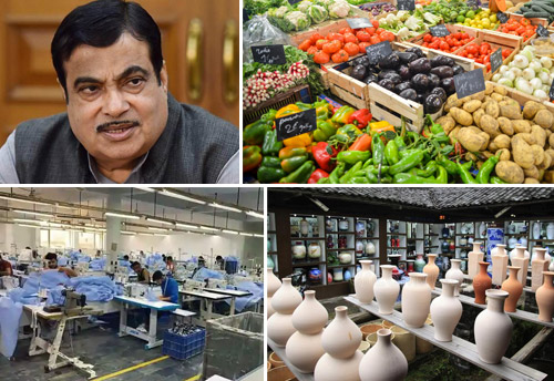 Gadkari asks Amazon to focus MSMEs in handloom, handicrafts & agri-food  