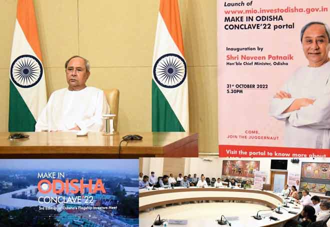 CM Naveen Patnaik launches website and app for Make in Odisha conclave