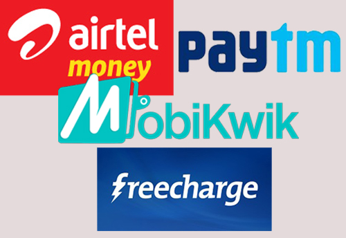 Paytm, Freecharge, Mobikwik and Airtel Money dominated the market transaction volume in FY'2015