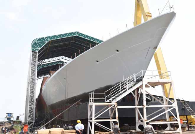 75% materials for P17A ships sourced from MSMEs