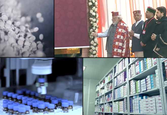 PM Modi lays foundation stone for Bulk Drug Park in Una, Himachal Pradesh