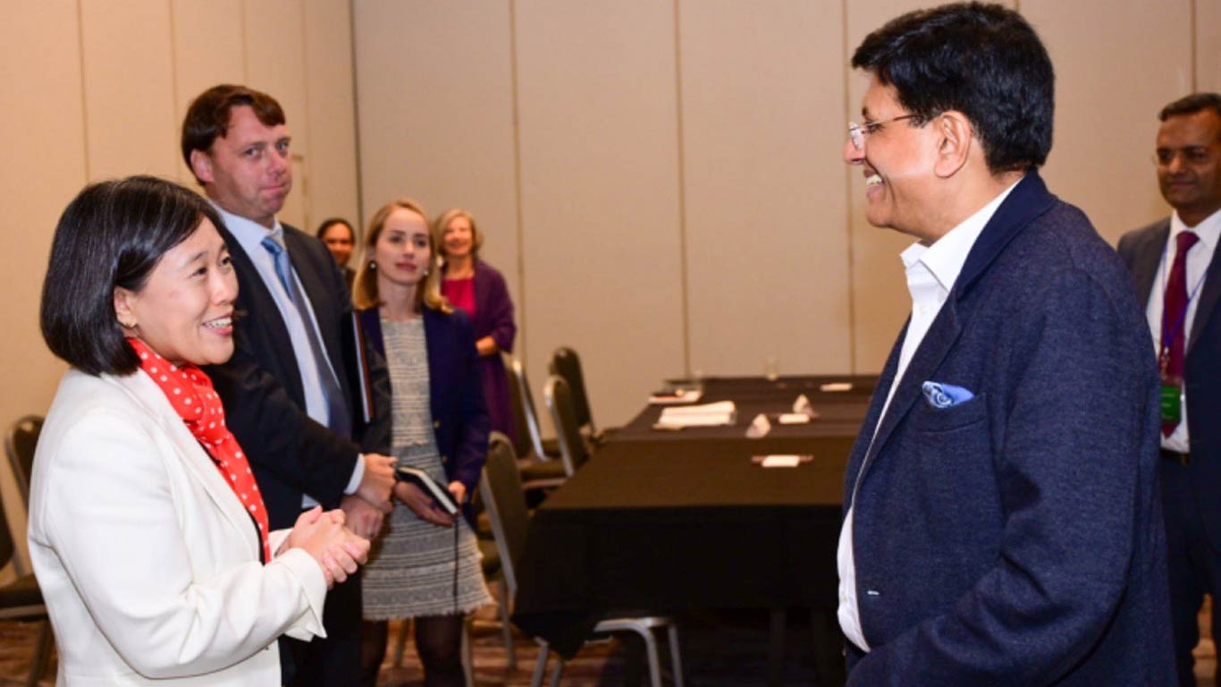 Commerce Min Piyush Goyal Discusses Ways To Promote Trade & Investments With US Counterpart 