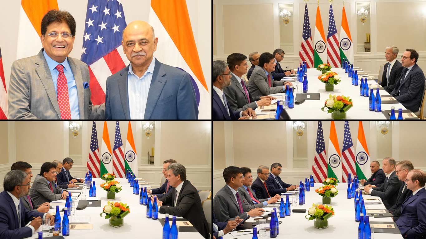 Piyush Goyal Meets U.S. Companies in New York to Discuss Investment Opportunities