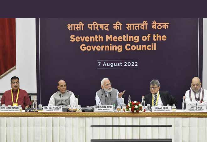 PM exhorts States at NITI Aayog to contribute to boost exports, bridge trade deficit