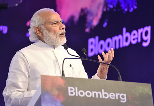 In credit ratings upgrades are up and downgrades are down now, said PM Modi