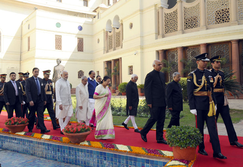 President addresses both Houses of the Parliament; Budget Session begins