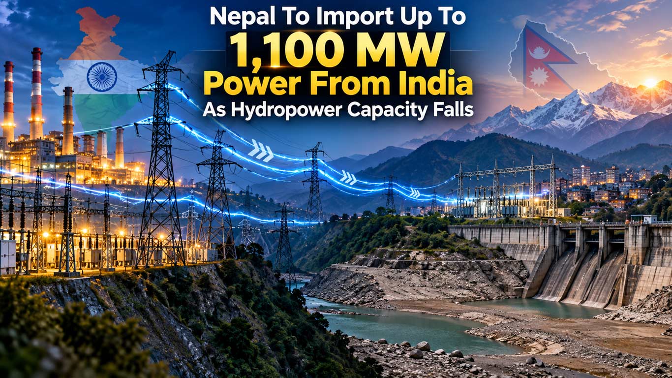 Nepal To Import Up To 1,100 MW Power From India As Hydropower Capacity Falls