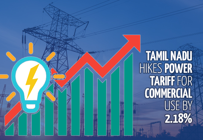 Tamil Nadu hikes power tariff for commercial use by 2.18%
