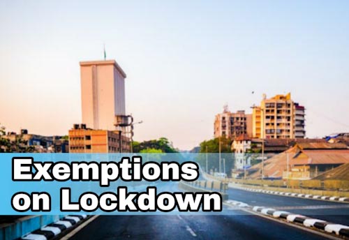 Fresh exemptions for few more works announced by Govt today
