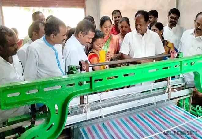 Two textile powerloom units inaugurated in Anakapalli, Andhra Pradesh