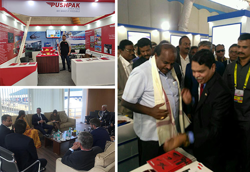 B'luru based MSME Pushpak Products showcases its expertise at Aero India 2019