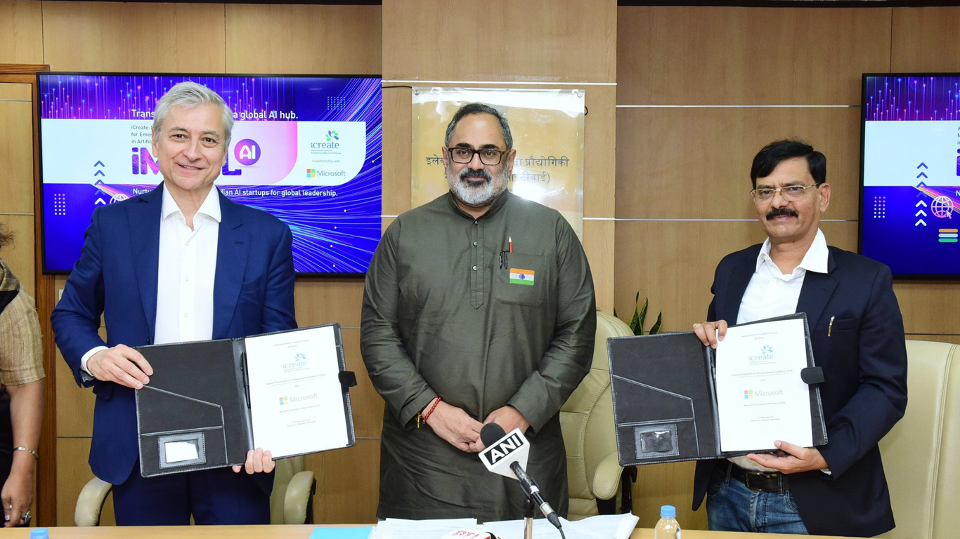 Microsoft & iCreate Launch iMPEL-AI Programme To Empower AI Start-ups In India