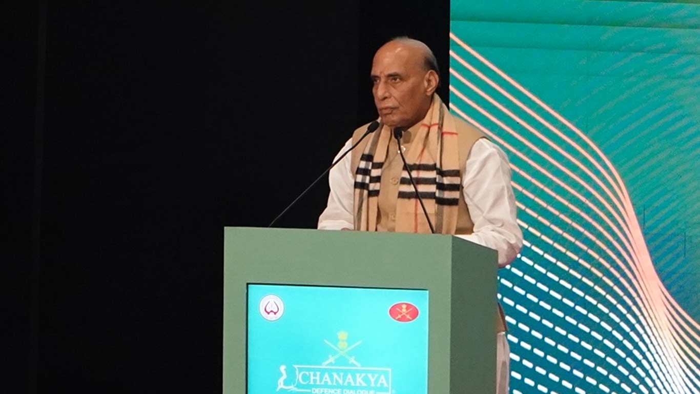 Rajnath Singh Unveils AI, Climate And Green-Energy Projects At Chanakya Defence Dialogue 2025