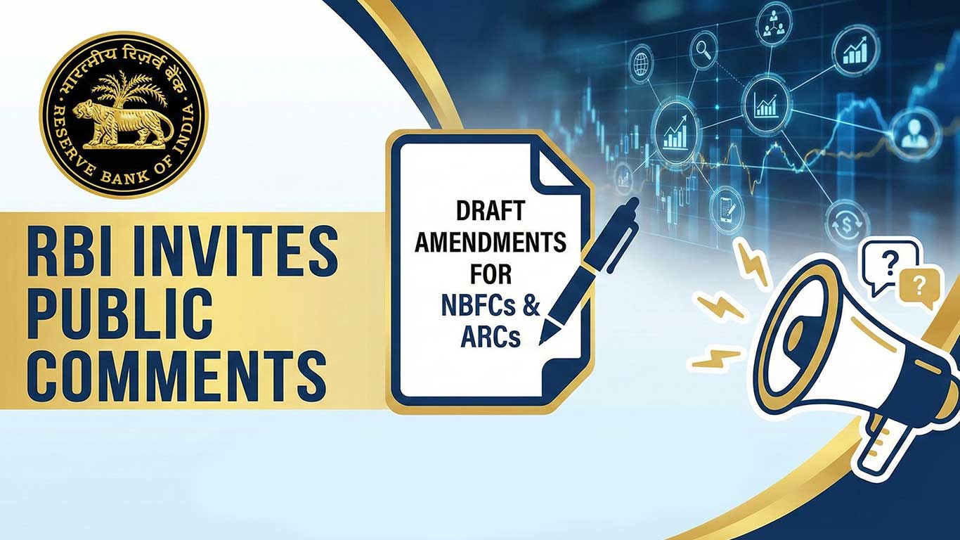 RBI Invites Public Comments On Draft Amendments For NBFCs & ARCs