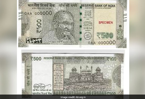 RBI to issue new Rs 500 banknotes with inset letter ‘A’