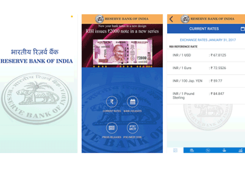 RBI’s mobile app makes info on currency rates, IFSC/ MICR codes easily accessible