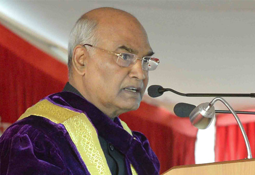 Vast opportunities in agribusiness, students should come up with startups: President Kovind