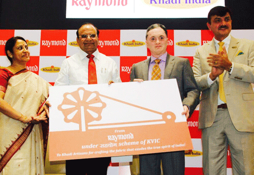 KVIC signs MoU with Raymond to market Khadi at global level