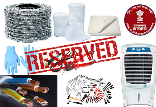 List of items reserved for purchase from MSEs to be revised; suggestions invited