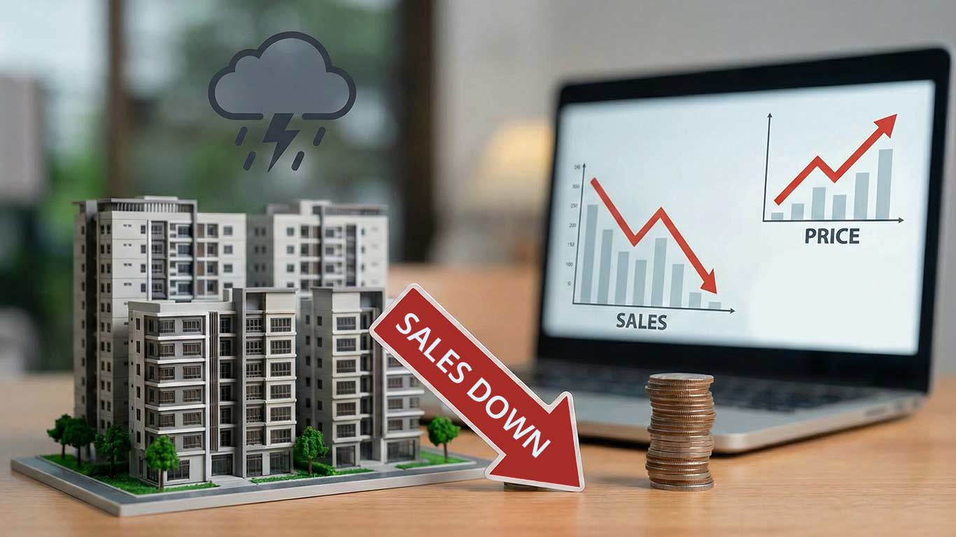 Housing Sales in Top 7 Cities Fall 14% in 2025 as Price Rise, IT Layoffs Weigh on Market