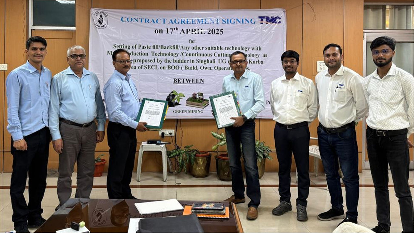 SECL Signs Rs 7,040 Cr Deal To Implement Sustainable Paste Fill Mining Technology At Singhali