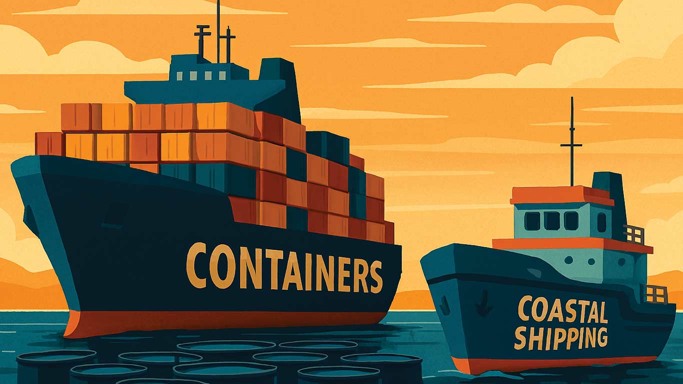 Infrastructure Status Granted To Large Commercial Ships, Excluding Smaller Coastal Vessels