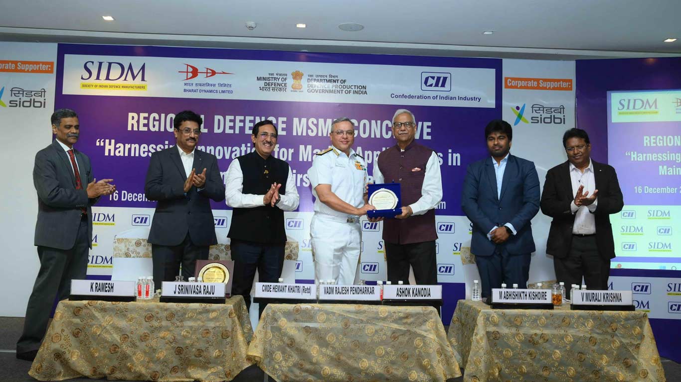 India Eyes 100 pc Indigenous Naval Platforms: Vice-Admiral Pendharkar At Defence MSME Conclave
