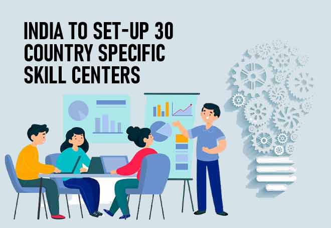 India to Set-up 30 Country Specific Skill Centers
