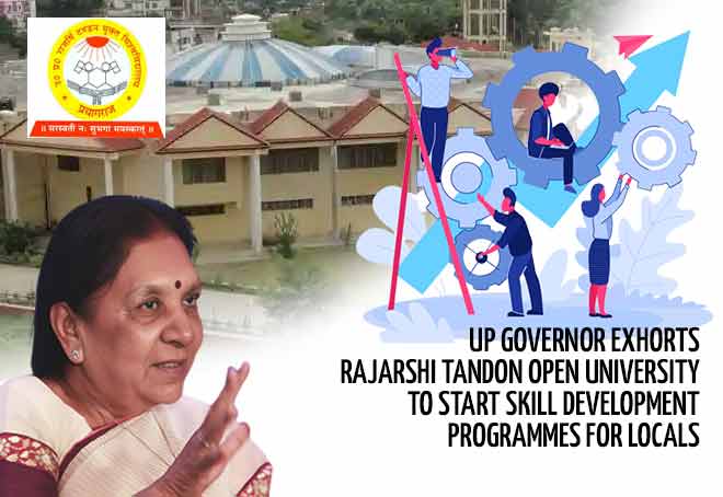 UP Governor exhorts Rajarshi Tandon Open University to start skill development programmes for locals