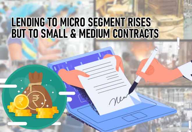 Lending to Micro Segment Rises but to Small & Medium Contracts
