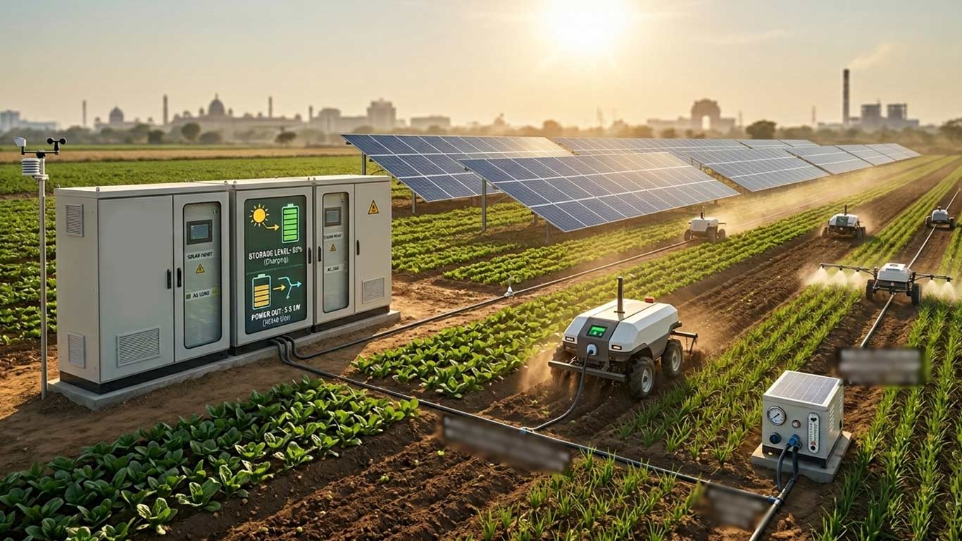 Centre Mulls Battery Storage Component In PM-KUSUM 2.0 To Address Solar Demand Mismatch