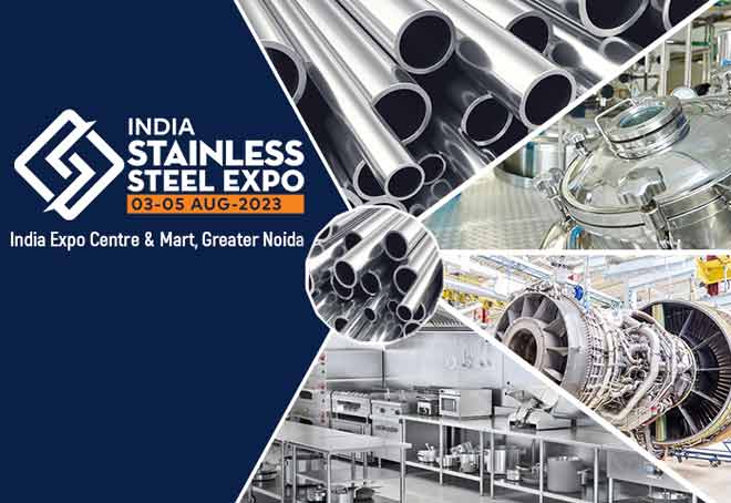 Three-day India Stainless Steel Expo to kick off in Greater Noida on Aug 3